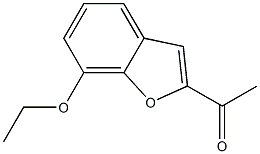 1-(7-ethoxy-1-benzofuran-2-yl)ethan-1-one Struktur