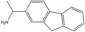 1-(9H-fluoren-2-yl)ethanamine Struktur