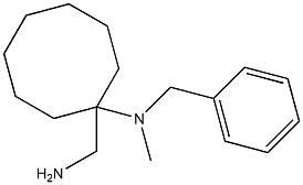 1-(aminomethyl)-N-benzyl-N-methylcyclooctan-1-amine Struktur