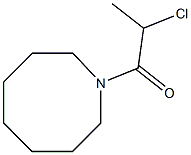 1-(azocan-1-yl)-2-chloropropan-1-one Struktur