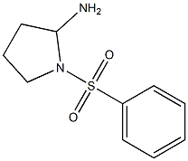 1-(benzenesulfonyl)pyrrolidin-2-amine Struktur