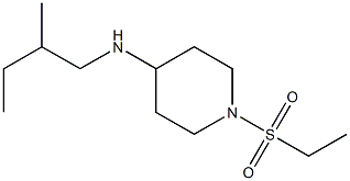 1-(ethanesulfonyl)-N-(2-methylbutyl)piperidin-4-amine Struktur