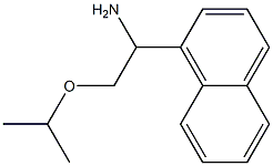 1-(naphthalen-1-yl)-2-(propan-2-yloxy)ethan-1-amine Struktur