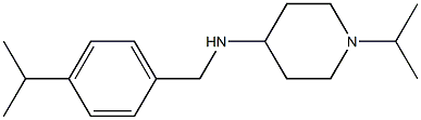 1-(propan-2-yl)-N-{[4-(propan-2-yl)phenyl]methyl}piperidin-4-amine Struktur