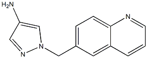 1-(quinolin-6-ylmethyl)-1H-pyrazol-4-amine Struktur