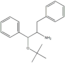 1-(tert-butoxy)-1,3-diphenylpropan-2-amine Struktur