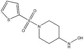 1-(thiophene-2-sulfonyl)piperidine-4-hydroxylamine Struktur