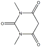 1,3-dimethyl-1,3-diazinane-2,4,6-trione Struktur