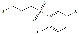 1,4-dichloro-2-[(3-chloropropyl)sulfonyl]benzene Struktur