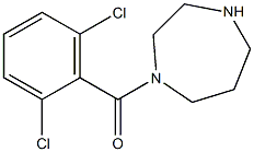 1-[(2,6-dichlorophenyl)carbonyl]-1,4-diazepane Struktur