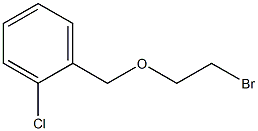 1-[(2-bromoethoxy)methyl]-2-chlorobenzene Struktur