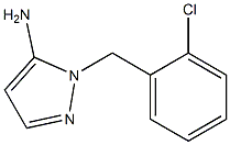 1-[(2-chlorophenyl)methyl]-1H-pyrazol-5-amine Struktur