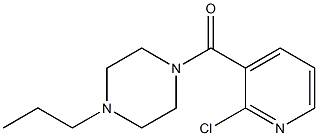 1-[(2-chloropyridin-3-yl)carbonyl]-4-propylpiperazine Struktur