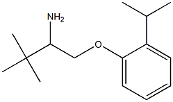 1-[(2-isopropylphenoxy)methyl]-2,2-dimethylpropylamine Struktur