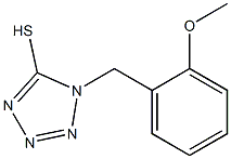 1-[(2-methoxyphenyl)methyl]-1H-1,2,3,4-tetrazole-5-thiol Struktur