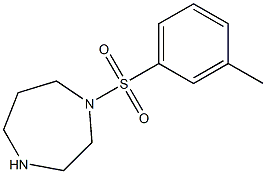 1-[(3-methylphenyl)sulfonyl]-1,4-diazepane Struktur