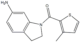 1-[(3-methylthiophen-2-yl)carbonyl]-2,3-dihydro-1H-indol-6-amine Struktur