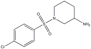 1-[(4-chlorobenzene)sulfonyl]piperidin-3-amine Struktur