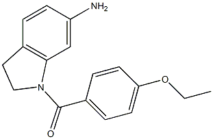 1-[(4-ethoxyphenyl)carbonyl]-2,3-dihydro-1H-indol-6-amine Struktur