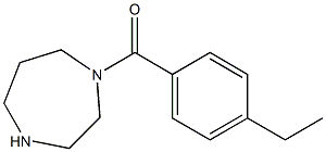 1-[(4-ethylphenyl)carbonyl]-1,4-diazepane Struktur