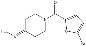 1-[(5-bromothien-2-yl)carbonyl]piperidin-4-one oxime Struktur