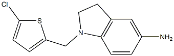 1-[(5-chlorothiophen-2-yl)methyl]-2,3-dihydro-1H-indol-5-amine Struktur