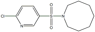 1-[(6-chloropyridine-3-)sulfonyl]azocane Struktur