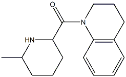 1-[(6-methylpiperidin-2-yl)carbonyl]-1,2,3,4-tetrahydroquinoline Struktur