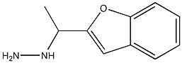 1-[1-(1-benzofuran-2-yl)ethyl]hydrazine Struktur