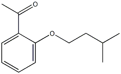 1-[2-(3-methylbutoxy)phenyl]ethan-1-one Struktur