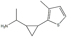 1-[2-(3-methylthiophen-2-yl)cyclopropyl]ethan-1-amine Struktur