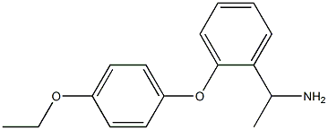 1-[2-(4-ethoxyphenoxy)phenyl]ethan-1-amine Struktur