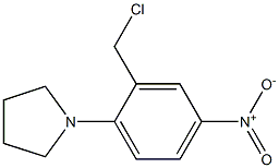 1-[2-(chloromethyl)-4-nitrophenyl]pyrrolidine Struktur