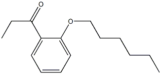 1-[2-(hexyloxy)phenyl]propan-1-one Struktur