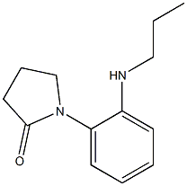 1-[2-(propylamino)phenyl]pyrrolidin-2-one Struktur