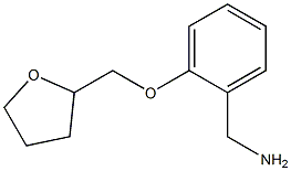 1-[2-(tetrahydrofuran-2-ylmethoxy)phenyl]methanamine Struktur