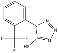 1-[2-(trifluoromethyl)phenyl]-1H-1,2,3,4-tetrazole-5-thiol Struktur