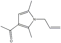 1-[2,5-dimethyl-1-(prop-2-en-1-yl)-1H-pyrrol-3-yl]ethan-1-one Struktur