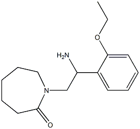 1-[2-amino-2-(2-ethoxyphenyl)ethyl]azepan-2-one Struktur