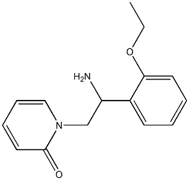 1-[2-amino-2-(2-ethoxyphenyl)ethyl]pyridin-2(1H)-one Struktur