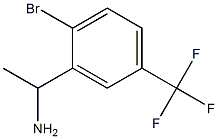 1-[2-bromo-5-(trifluoromethyl)phenyl]ethan-1-amine Struktur