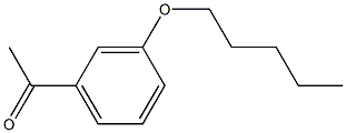 1-[3-(pentyloxy)phenyl]ethan-1-one Struktur