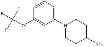 1-[3-(trifluoromethoxy)phenyl]piperidin-4-amine Struktur