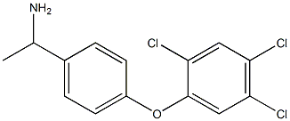 1-[4-(2,4,5-trichlorophenoxy)phenyl]ethan-1-amine Struktur