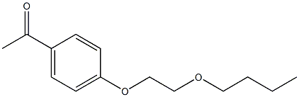 1-[4-(2-butoxyethoxy)phenyl]ethan-1-one Struktur