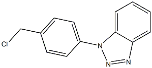 1-[4-(chloromethyl)phenyl]-1H-1,2,3-benzotriazole Struktur