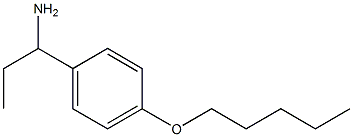 1-[4-(pentyloxy)phenyl]propan-1-amine Struktur