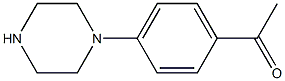 1-[4-(piperazin-1-yl)phenyl]ethan-1-one Struktur