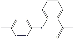 1-{2-[(4-methylphenyl)sulfanyl]phenyl}ethan-1-one Struktur