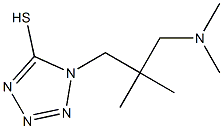 1-{2-[(dimethylamino)methyl]-2-methylpropyl}-1H-1,2,3,4-tetrazole-5-thiol Struktur